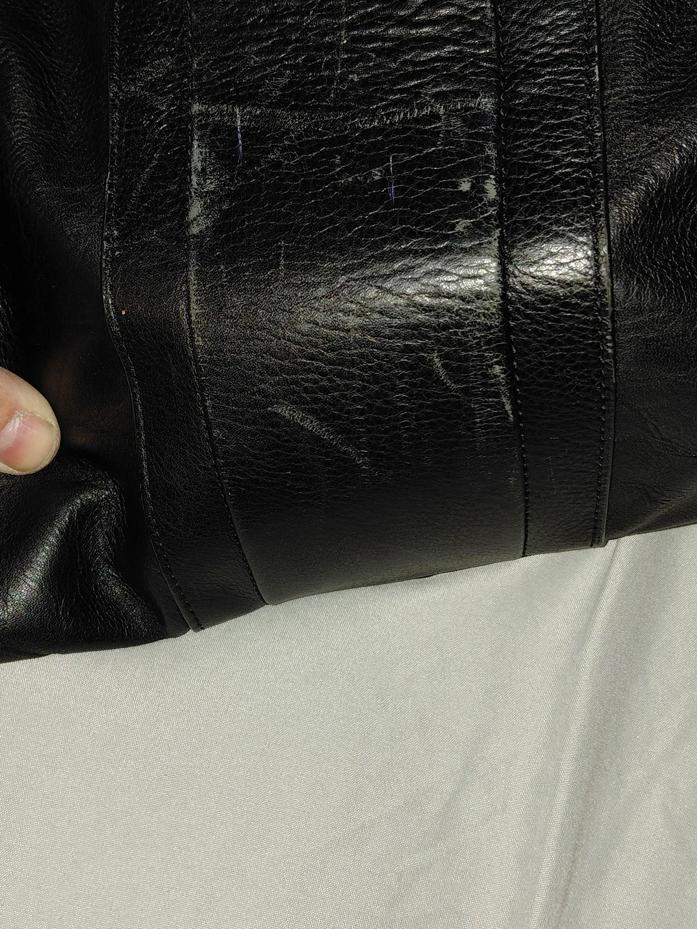 Coach Men’s Black Leather Carryall Bag